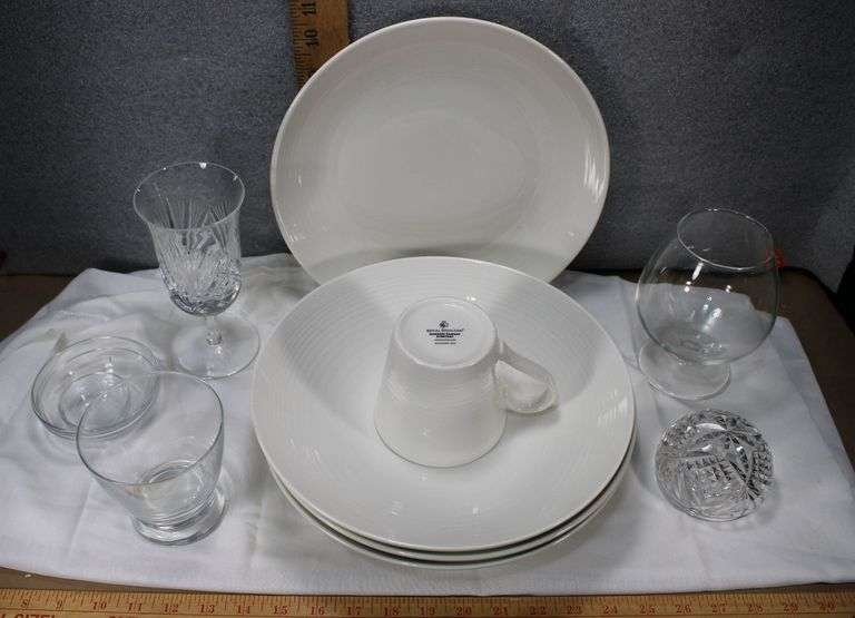 5 Pc Royal Doulton 6 Glass/Crystal Mix image