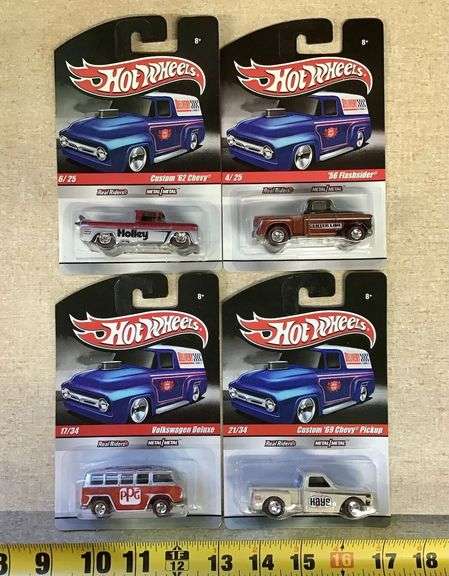 4 Hot Wheels Cars image