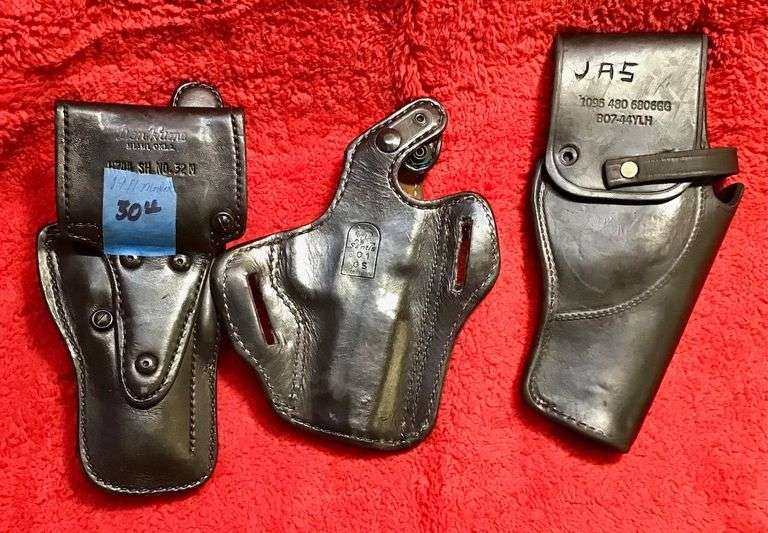 3 Left Hand Holster Assortment