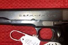 Argentino 1911 - 45ACP (No Magazine)