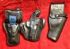 3 Left Hand Holster Assortment