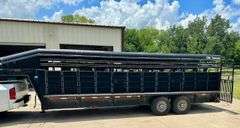 1999 24ft CM Hard Top Stock Trailer