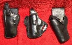 3 Left Hand Holster Assortment