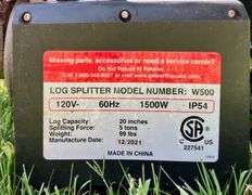 5-Ton Electric Log Splitter