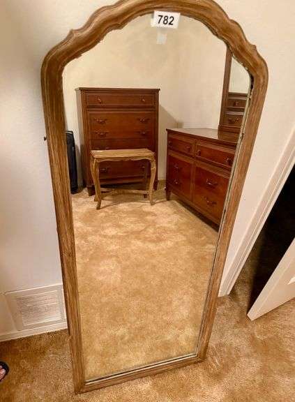 Large Wooden Mirror image