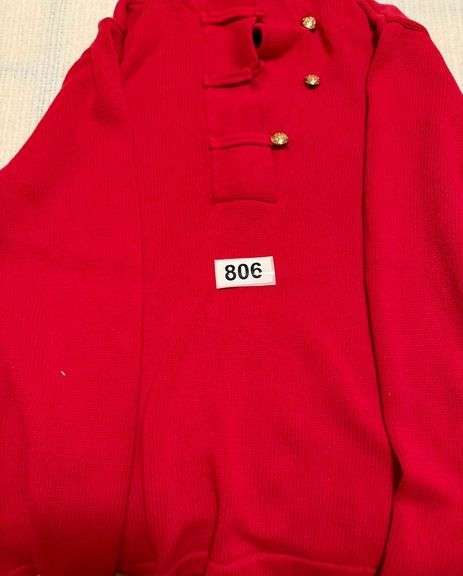 1-Red Chaps Ralph Lauren w/Gold Buttons - Size XL image