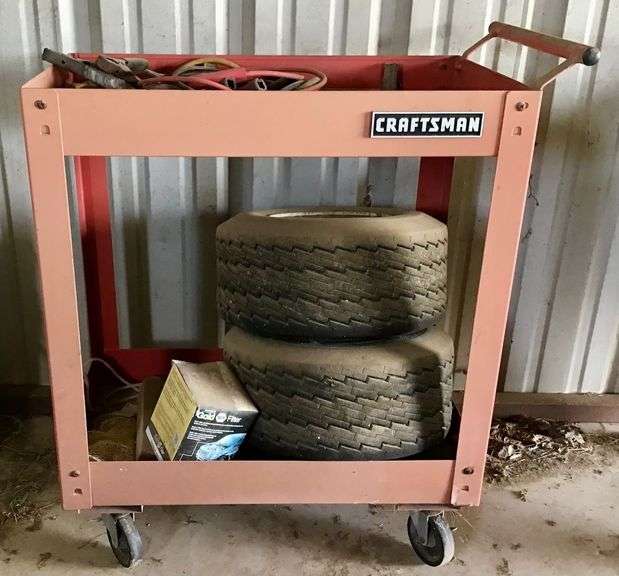 Craftsman Rolling Metal Cart with Garage Assortment image