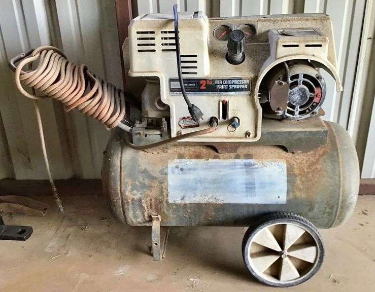 Sears Craftsman 2HP Air Compressor / Paint Sprayer 240V image