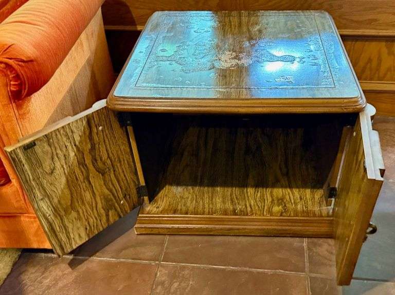Walnut End Table image