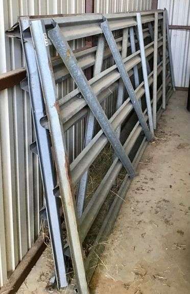 2 - 16ft Galvanized Gate Panels image
