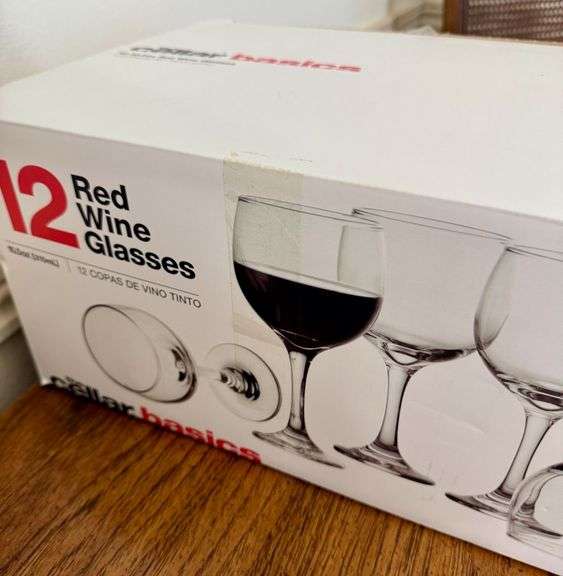 12 Boxed Red Wine Glasses - Cellar Basics image