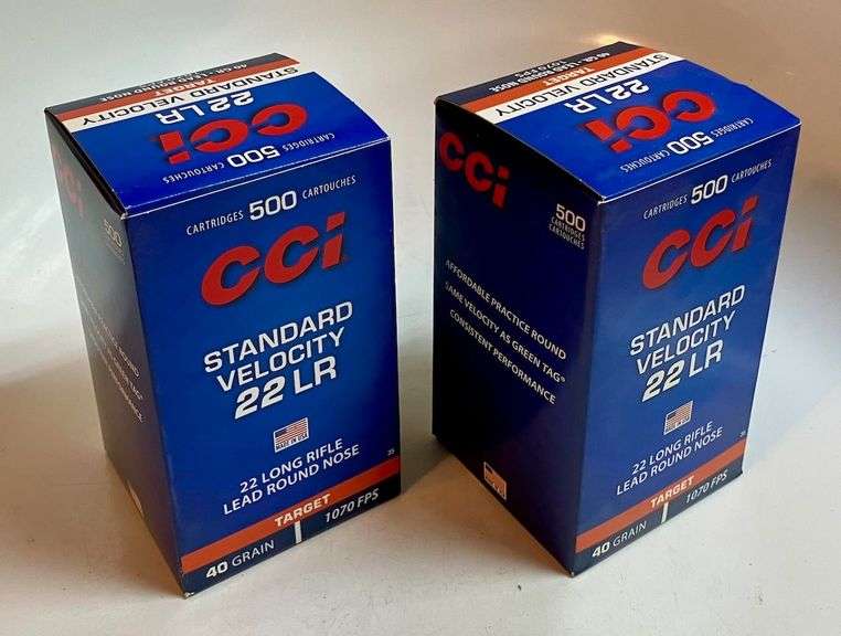 1,000rds CCI SV 40gr LRN 22LR image