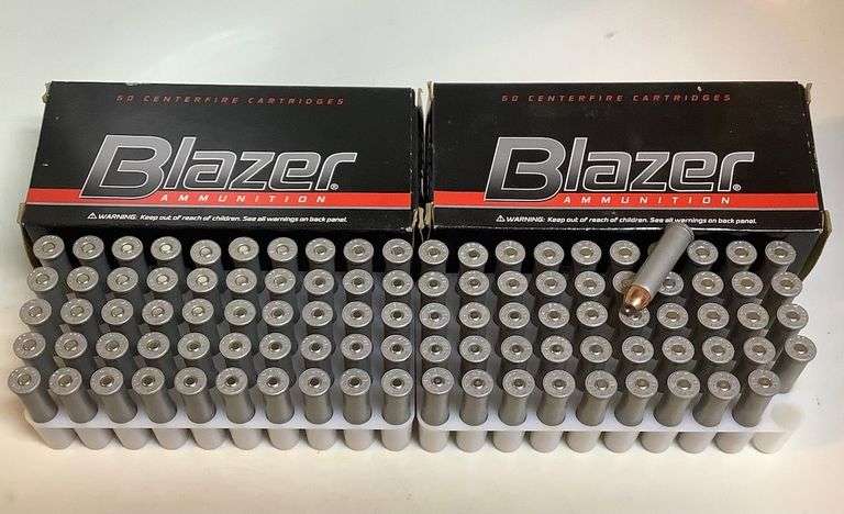 100rds Blazer 158gr JHP 357 Magnum image