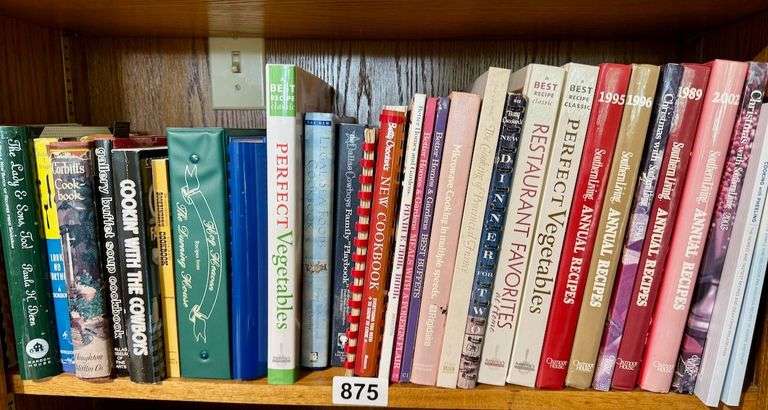 Row of Cookbooks image