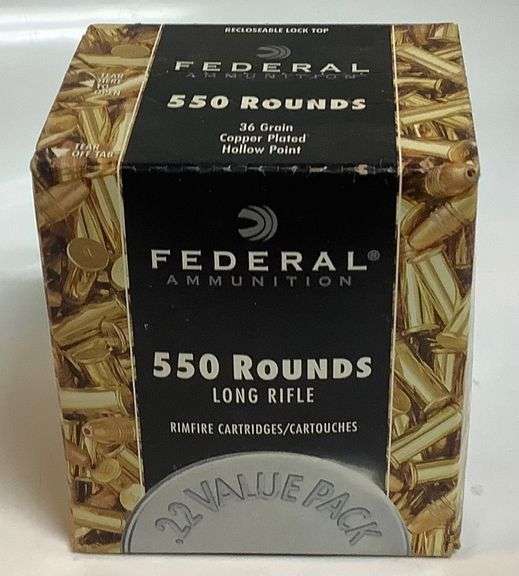550rds Federal 36gr HP 22LR image
