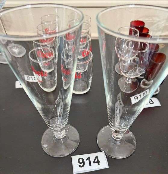 2 Beer Crystal Glasses image