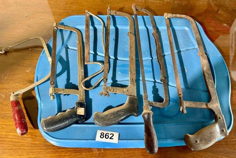 6 Varied Size Hand Saws image
