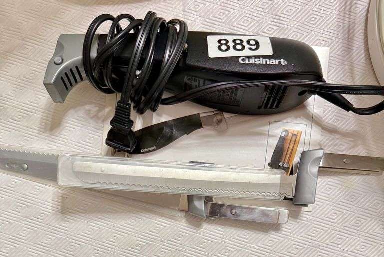 Cuisinart Electric Knife with Blades and Instructions image