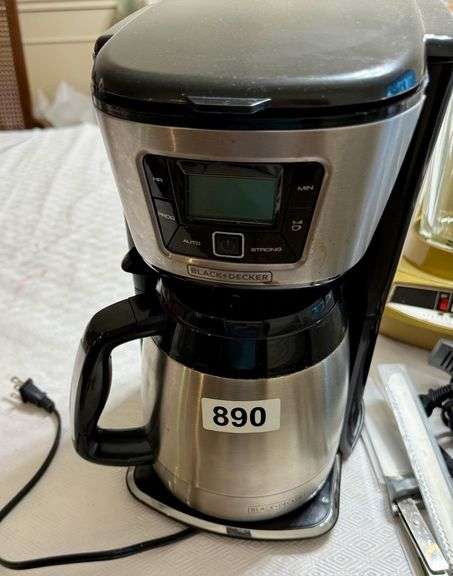 Black and Decker Coffee Maker and Stainless Pot image