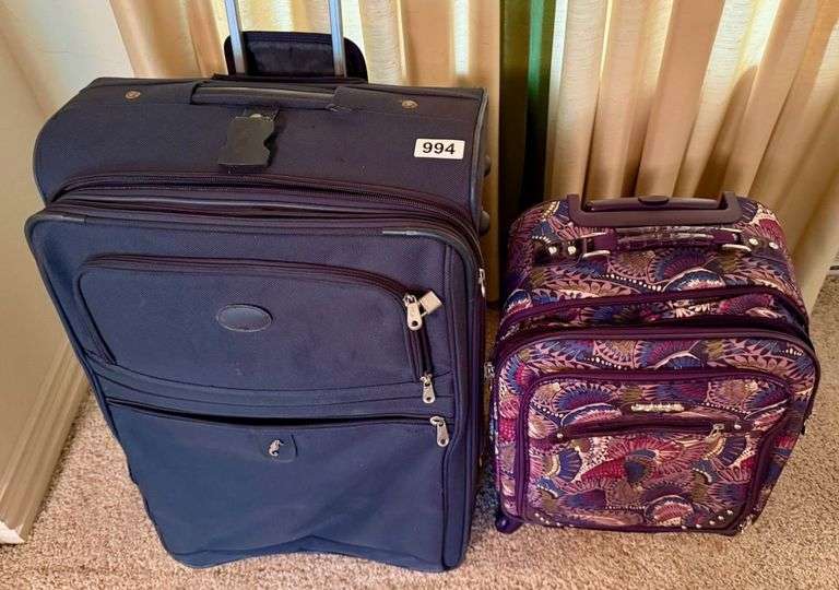 2 Used Suitcase in Great Shape - One Large and One Kathy image