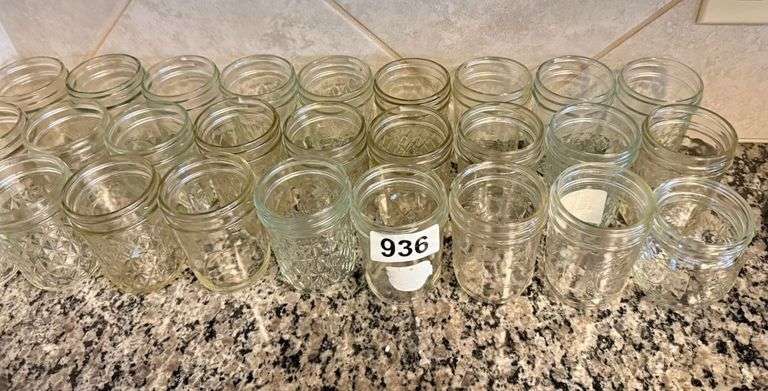 27 Small Canning Jars - 8oz image