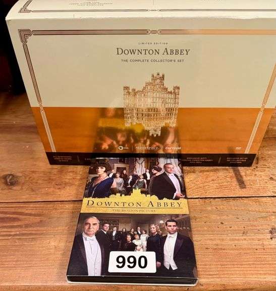 Downton Abbey Movie and Full DVD Collection with Bell, 6 Coasters and 15 Hours of Shows, Never Used image