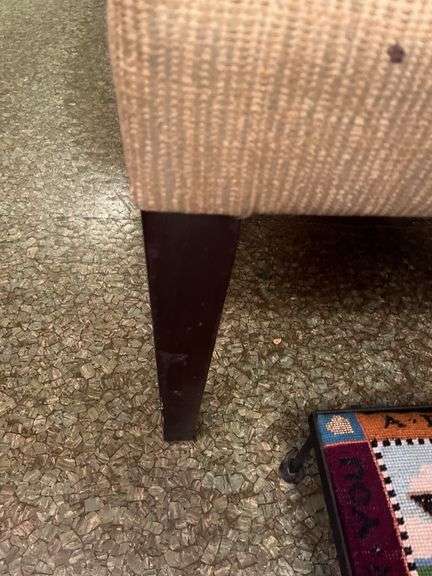 Chair and footstool