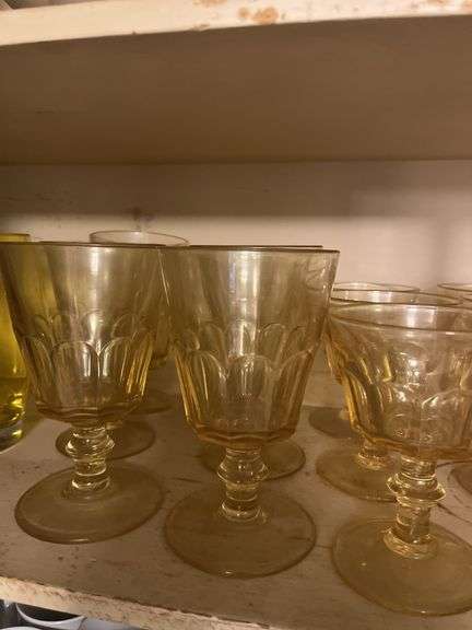 Yellow Plates and Glasses