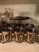 Gold Accent Cocktail Glasses