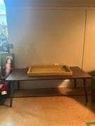 Coffee Table and Embossed Tray