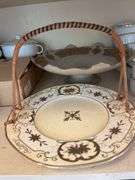 Gold Accent Serving Pieces