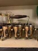 Gold Accent Cocktail Glasses