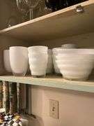 White Glasses and Bowls