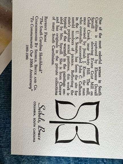100th Anniversary of SC Prints