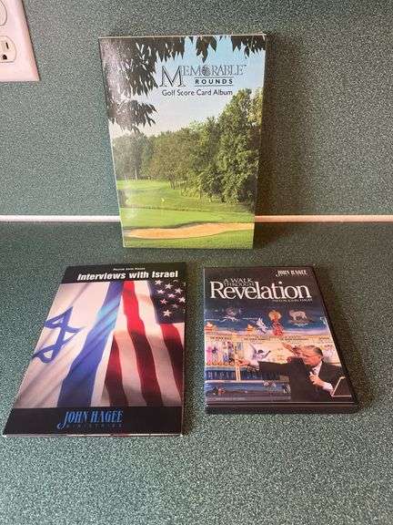 John Hagee DVD Set & Golf Score Card Album image