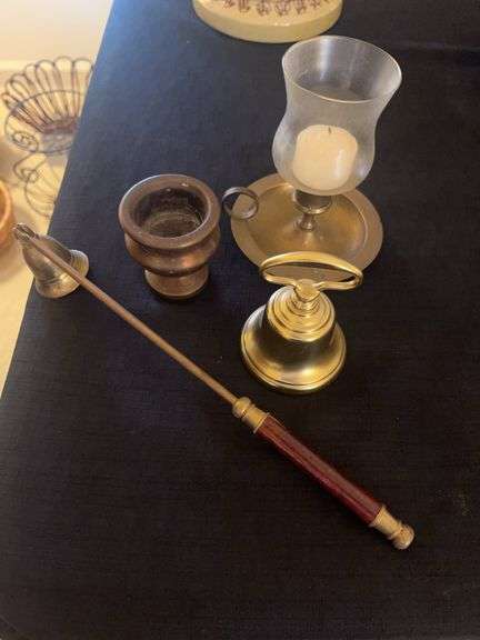 Brass Bell and Other Decorative Objects image