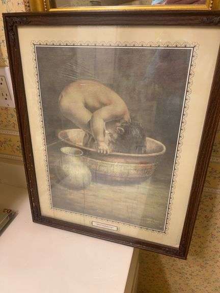 Framed "Bottoms Up" Print image