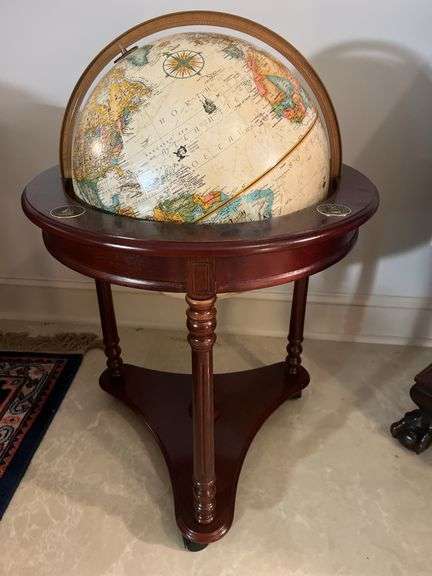 Decorative Floor Globe with Wooden Stand image