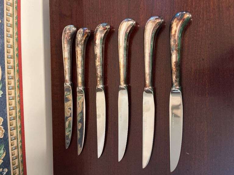 Set of 6 Silver-Plated Knives image