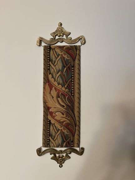 Wall Hanging Tapestry with Metal Brackets image