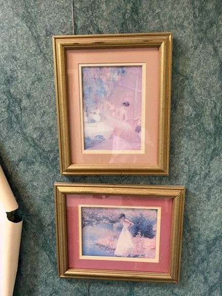 Two Framed Portrait Prints image