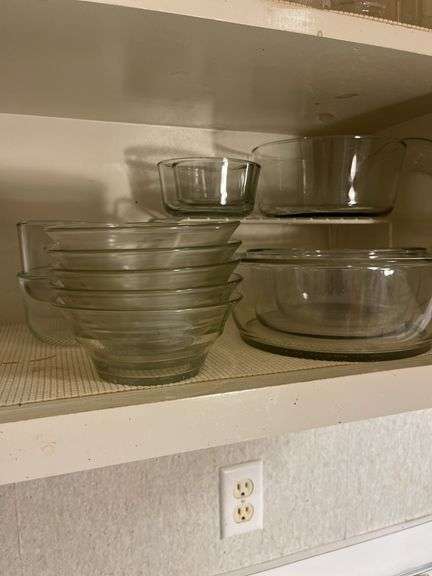 Collection of Clear Glass Mixing Bowls image
