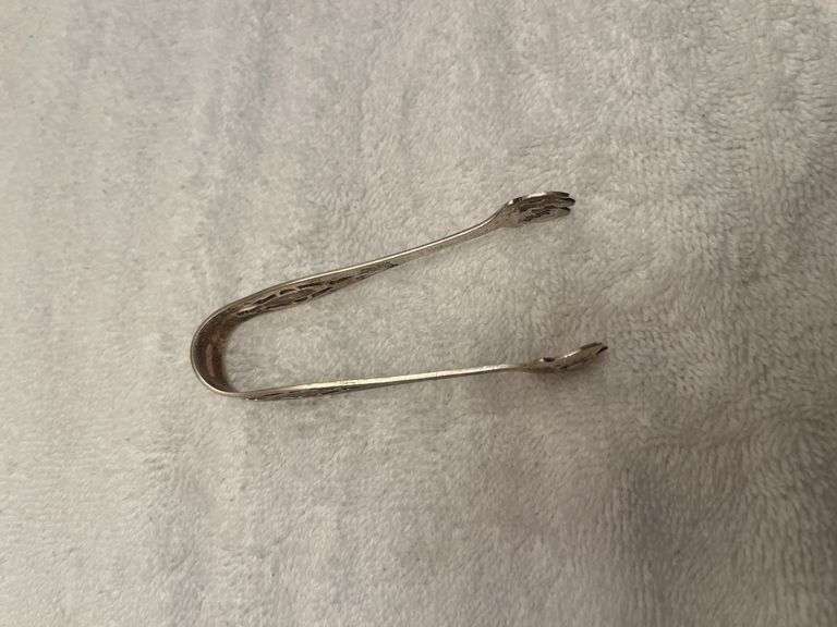 Sterling Silver Sugar Tongs image