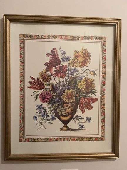 Framed Floral Still Life Print image