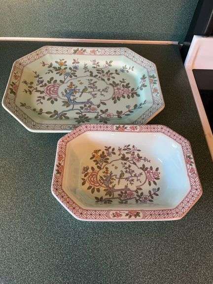 Adams Calyx Ware Singapore Bird Serving Dishes image