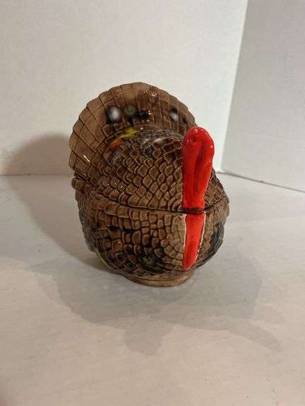 Ceramic Turkey Covered Dish image
