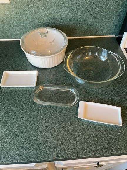 Pyrex and Corning Ware Baking Dishes and Butter Trays image