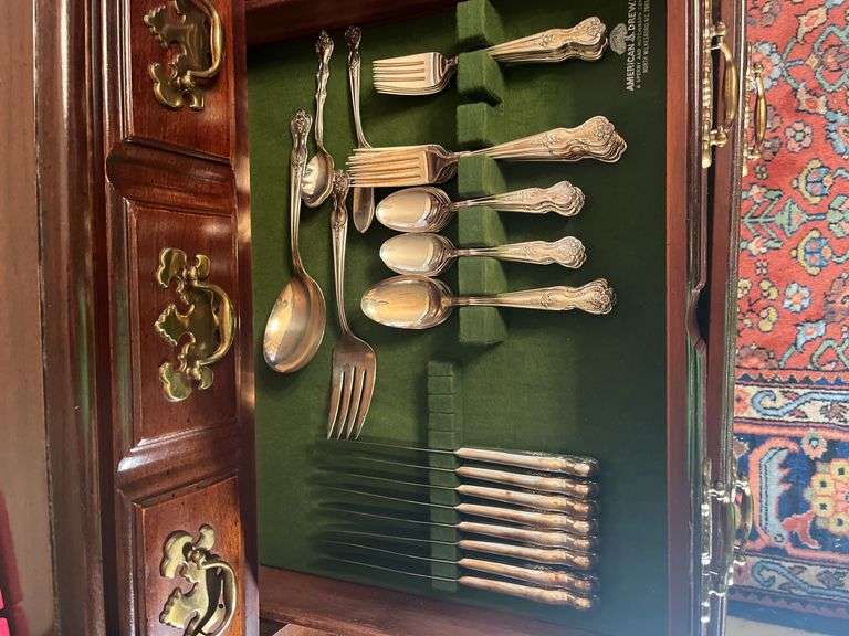 Silver Plated Flatware Set image