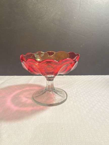 Glass Footed Candy Dish image