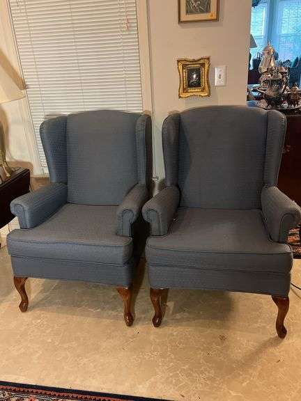 Pair of Wingback Armchairs image